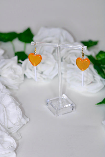 Lollipop Heart Earrings