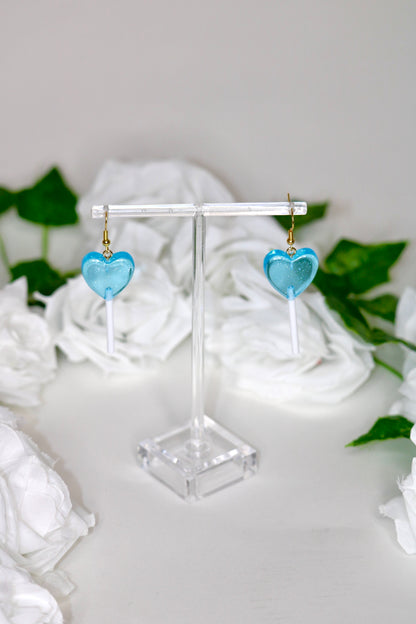 Lollipop Heart Earrings