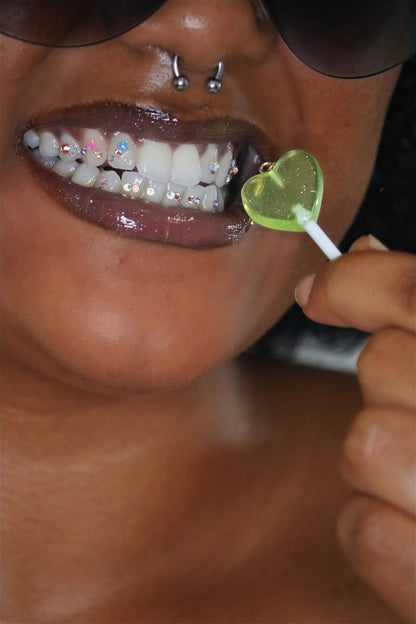Lollipop Heart Earrings